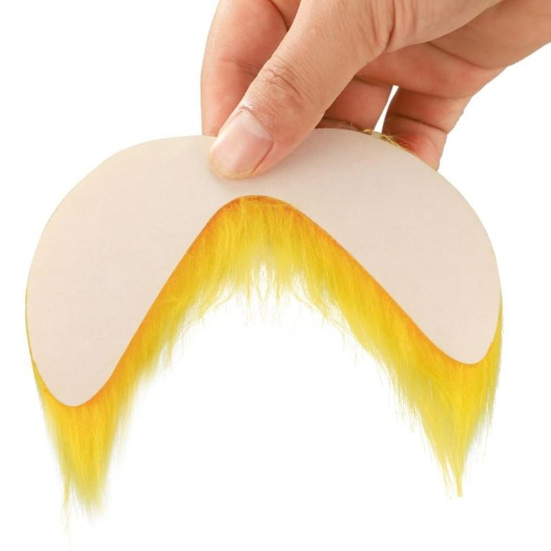 False Beard Eyebrow Set for False Moustache Funny Costume Accessory for Carnivals Halloween Party and Cosplay Photo Props