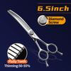 Fenice 7.0/7.5 дюймов профессиональные ножницы для груминга собак изогнутые филировочные ножницы для стрижки морды и тела собак JP 440C высокое качество