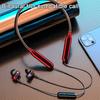 Neckband Earphone Magnetic Noise Reduction IPX5 Waterproof Sport Wireless Bluetooth-compatible Headset for Mobile Phone