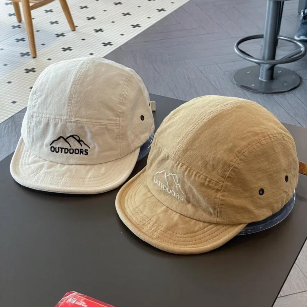 Быстросохнущая бейсболка с коротким козырьком, солнцезащитная кепка, повседневная шляпа от солнца, женская, мужская