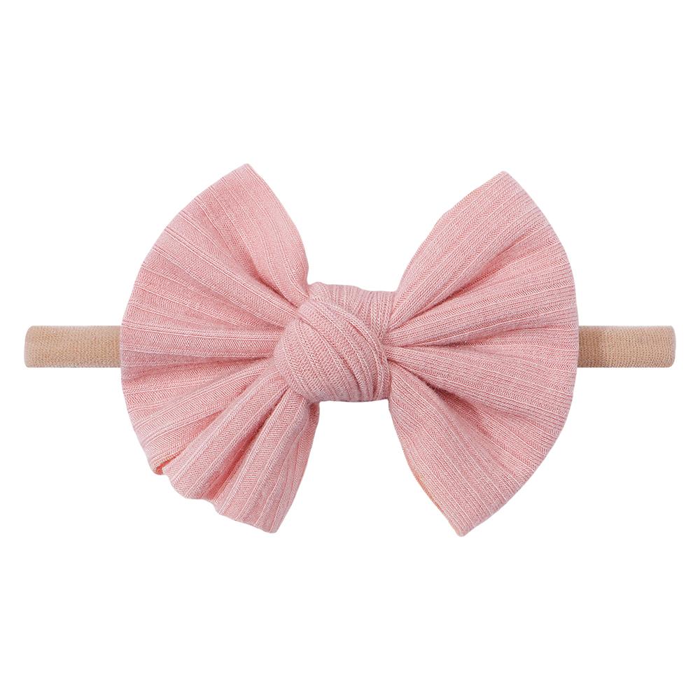 1/2 шт./лот Повязка на голову для новорожденного с бантами, нейлоновая повязка на голову для девочки, эластичные мягкие резинки для волос для детей, детские аксессуары для волос