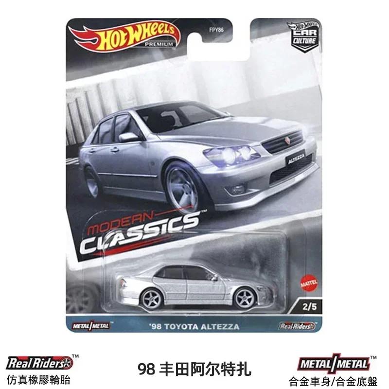 AFX1 Оригинальный Hot Wheels Премиум Car Culture 98 TOYOTA ALTEZZA Modern Classics Детские игрушки для мальчиков 1/64 Литая модель Машинка Подарок