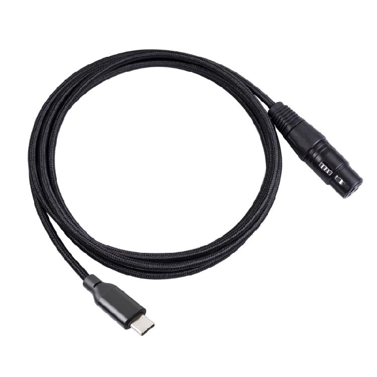 Кабель Type C Снижение шума USB C на XLR Female Широкая совместимость