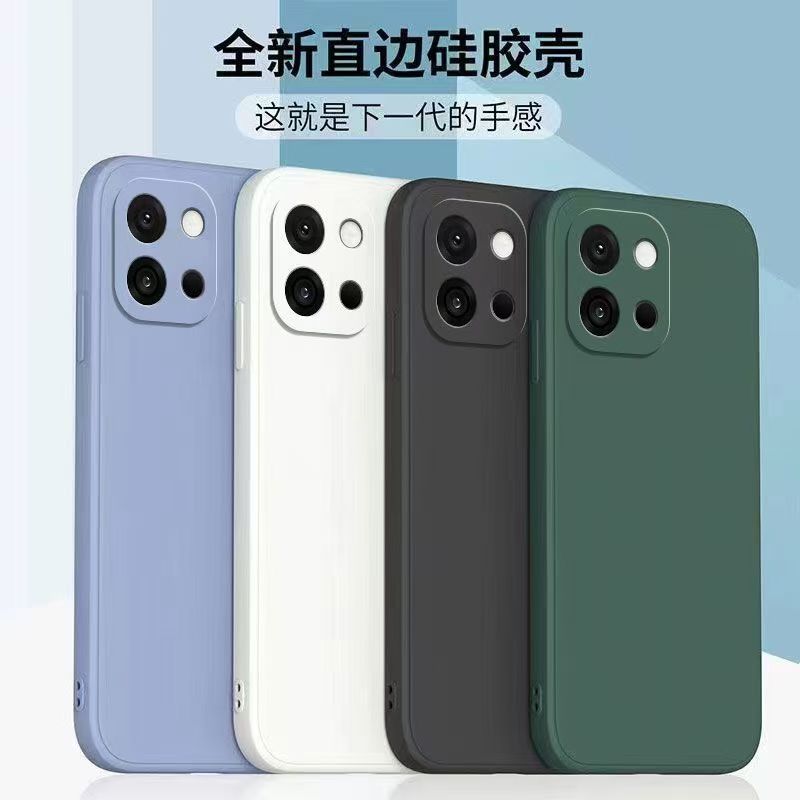 Имитация жидкого силикона для OnePlus 13T Кубик Рубика прямой край чехол для мобильного телефона ACE5Pro Интернет-знаменитость 1 + 12 приятный на ощупь чехол