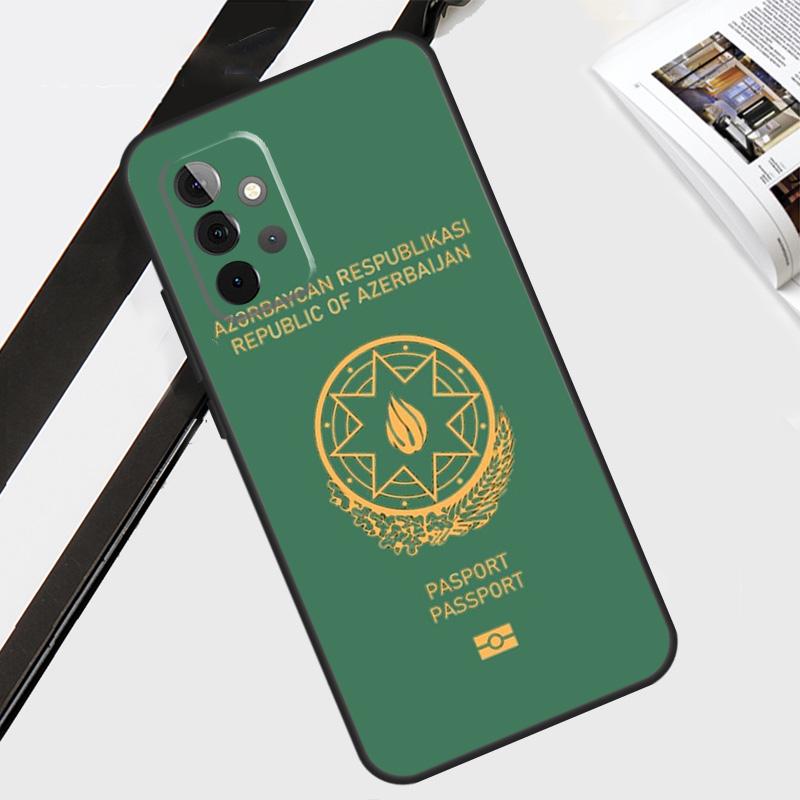 Чехол Флаг Герб Азербайджана Для Samsung Galaxy A55 A35 A15 A56 A36 A26 A16 A06 A54 A34 A14 A12 A22 A32 A52 A13 A53