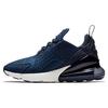 Кроссовки Air Max 270 Низкие Повседневные Синие Подростковые AJ7372-400