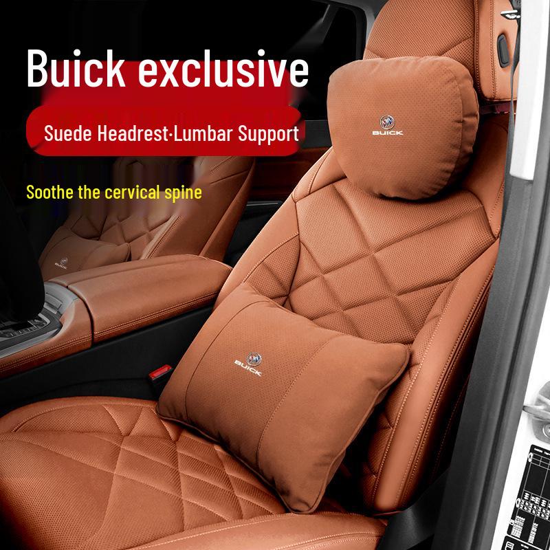 Buick & Maybach Neck Pillow & Lumbar Support for Envision, Enclave, Regal, Excelle & More