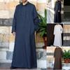 Мужской халат с длинными рукавами в Саудовской Аравии, мусульманское платье в Рамадан, средняя исламская одежда с капюшоном