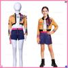 Kids Kpop Demon Rumi Zoey Mira Cosplay Hunters Huntrix Costume Girls Group Idol Role Play Halloween Carnival Party Outfit Suit