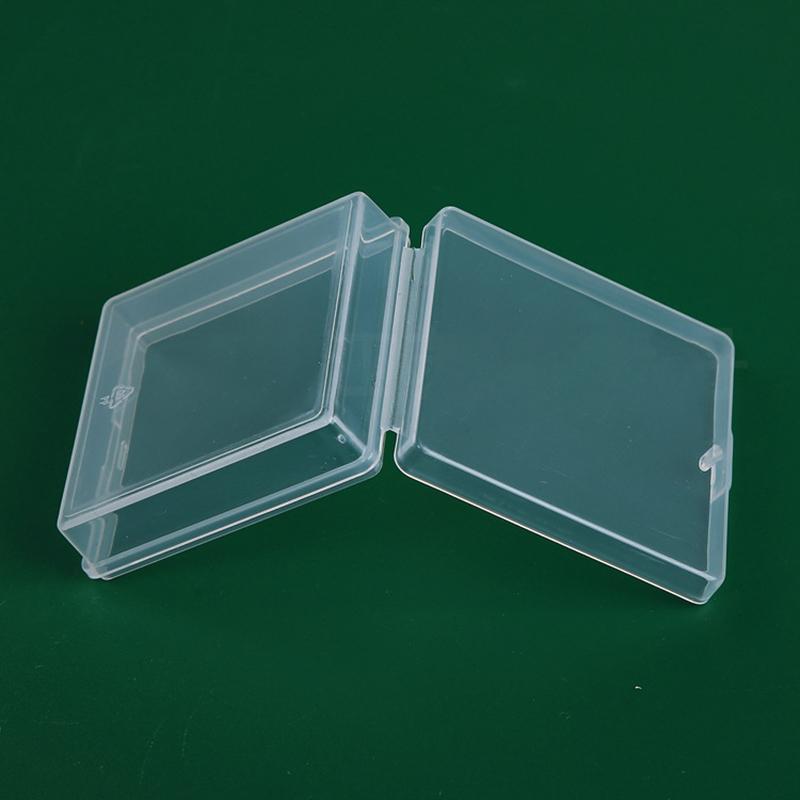 New Mini Plastic Box Rectangular Translucent Packing Box Dustproof Durable Strong Jewelry Button Sundries Storage Case Container