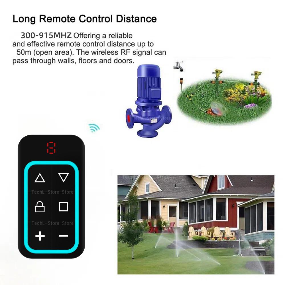 8-канальный перезаряжаемый клонер пультов для ворот, многочастотный 310-915 МГц, универсальный дубликатор с Type-C