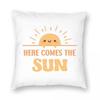 Here Comes The Sun Square Pillowcase Polyester Linen Velvet Printed Zip Decor Throw Pillow Case Car Cushion Cover