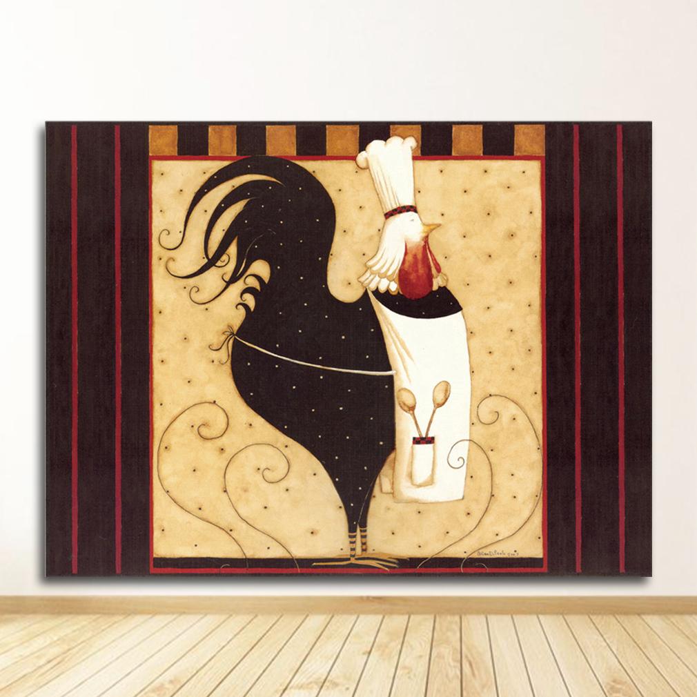 Кофейня холст украшение дома без рамки мультфильм аниме ресторан живопись пекарня повар плакат кухня настенная живопись печать картина