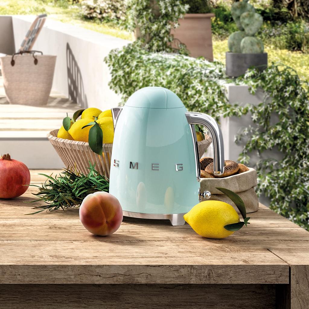 Japanese SMEG Electric Kettle [Genuine Product] (1.7L) (Pastel Blue)