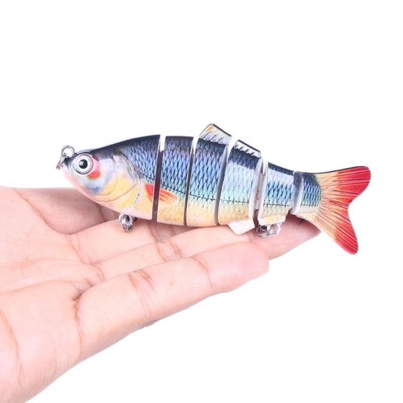 Multi Jointed Crankbaits 6 Segment Hard Baits Trout Lures Swimbait Minnow Fishing Lures Wobbler Fishing Tackle