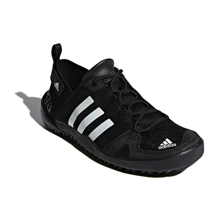 Adidas Climacool Daroga Two 13 Профессиональная сетчатая ткань Синтетическая кожа Дышащие Низкие Кроссовки Унисекс Черный Белый Q21031