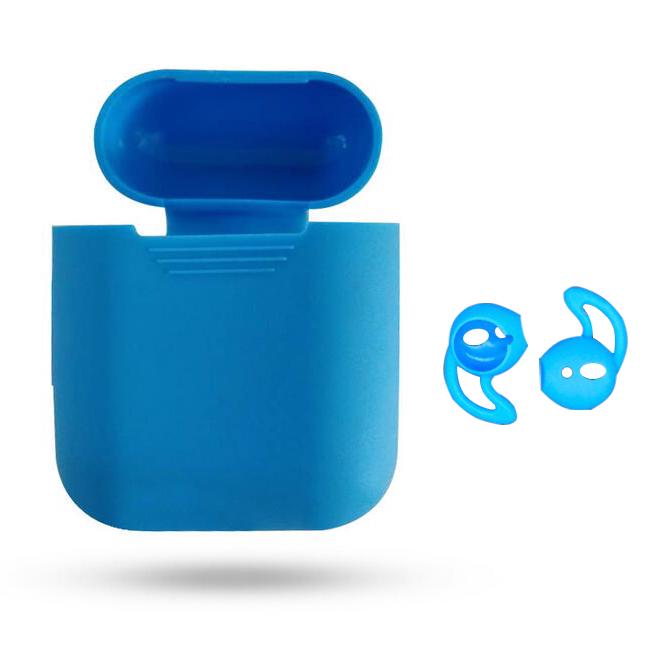 Противоударный мягкий силиконовый защитный чехол для наушников Airpods 1/2