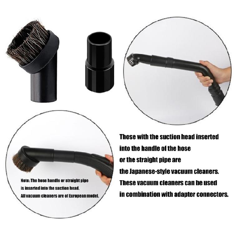 Набор насадок для пылесоса 32 мм Щелевая насадка Насадка для автомобиля Щетка для обивки Аксессуары для удаления пыли и волос