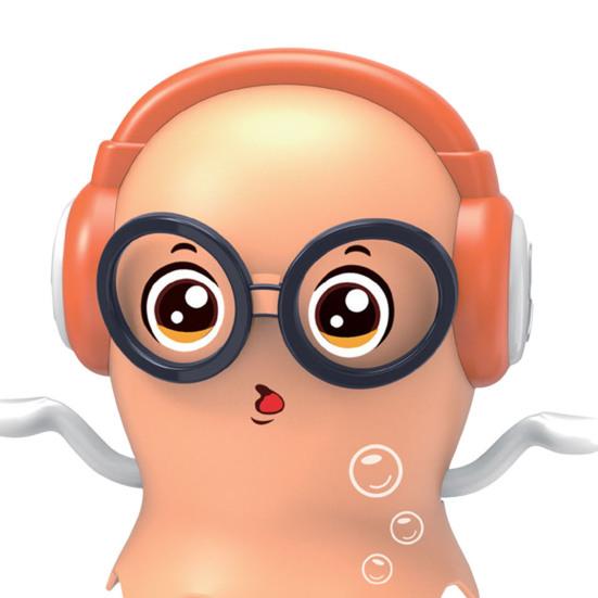 Электрическая танцующая игрушка-осьминог Электрический ползающий осьминог со светодиодной подсветкой и музыкой Автоматическая скручивающаяся и вращающаяся игрушка-питомец для кошек и детей