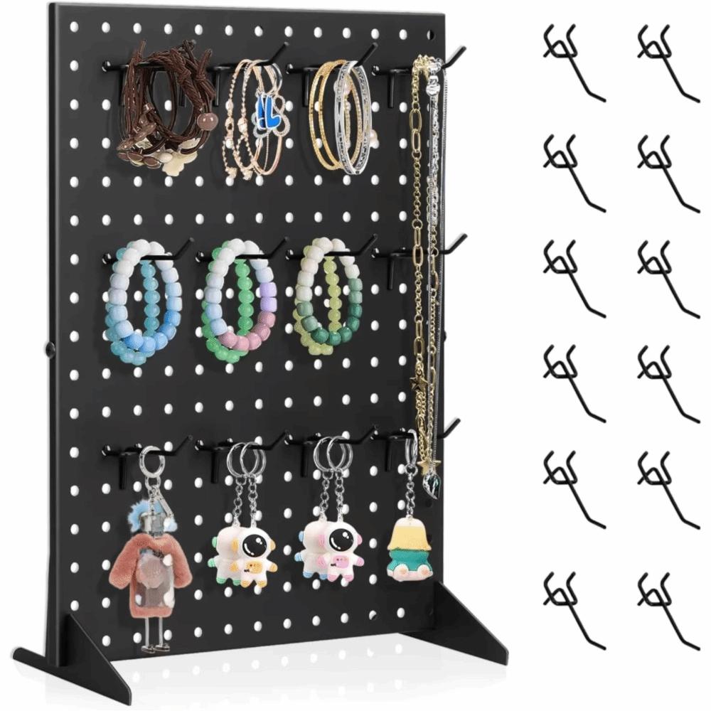 Декоративная стойка-пегборд для демонстрации серег, значков, для розничных продавцов
