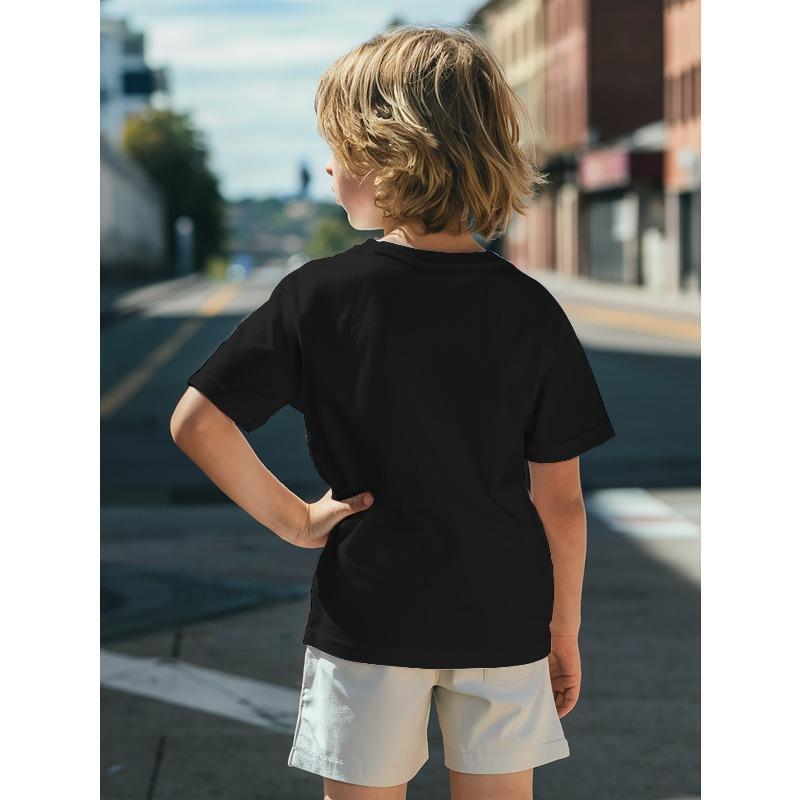 Boys Crewneck Short Sleeve T-Shirt, Resurrection Sunday Cute Print