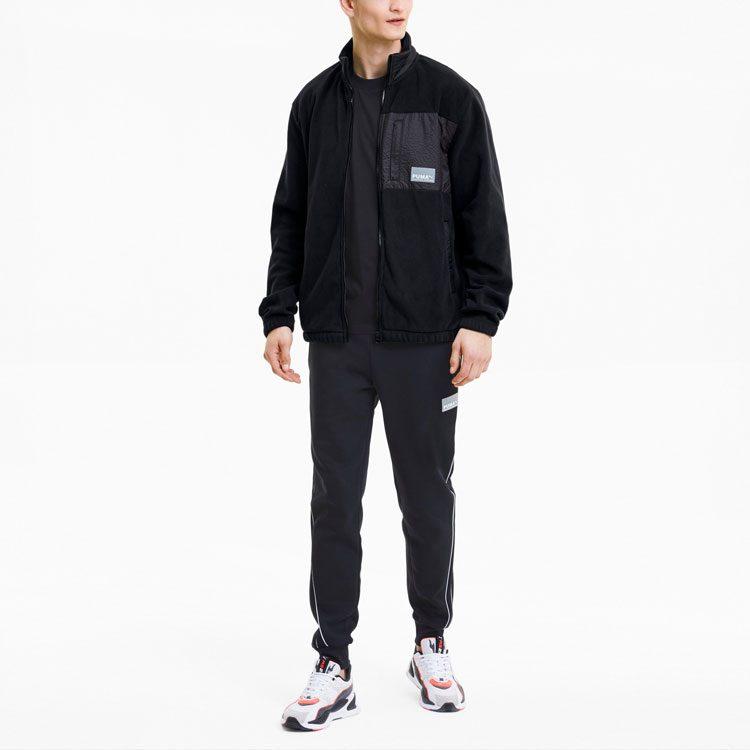 PUMA Jackets Men's Black Stand Collar Thickened Other 599356-01