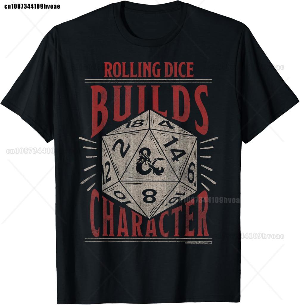 Retro Dungeon Tarot Card Cat Dice D20 TShirt for Concentration Funny Gamer Dice Dragon T Shirts Summer Streetwear Gifts Men
