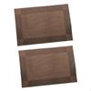 2 Pieces Kitchen Placemats, Rectangle Table Mats, Heat Resistant for Restaurant, Indoor, Desk,