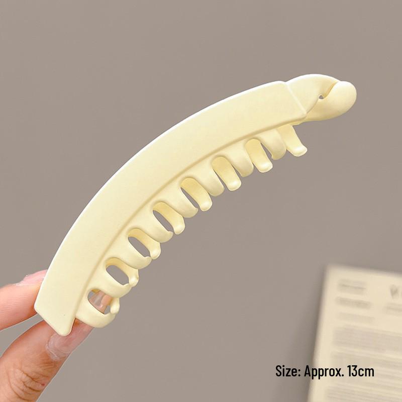 Заколка для волос «банан» 13 см — простая вертикальная заколка для хвоста на затылке