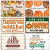 Pumpkin Vintage Poster Tin Sign Plate Thanksgiving Retro Metal Signs Plaque Bar Pub Kitchen Home Decor Halloween Gift