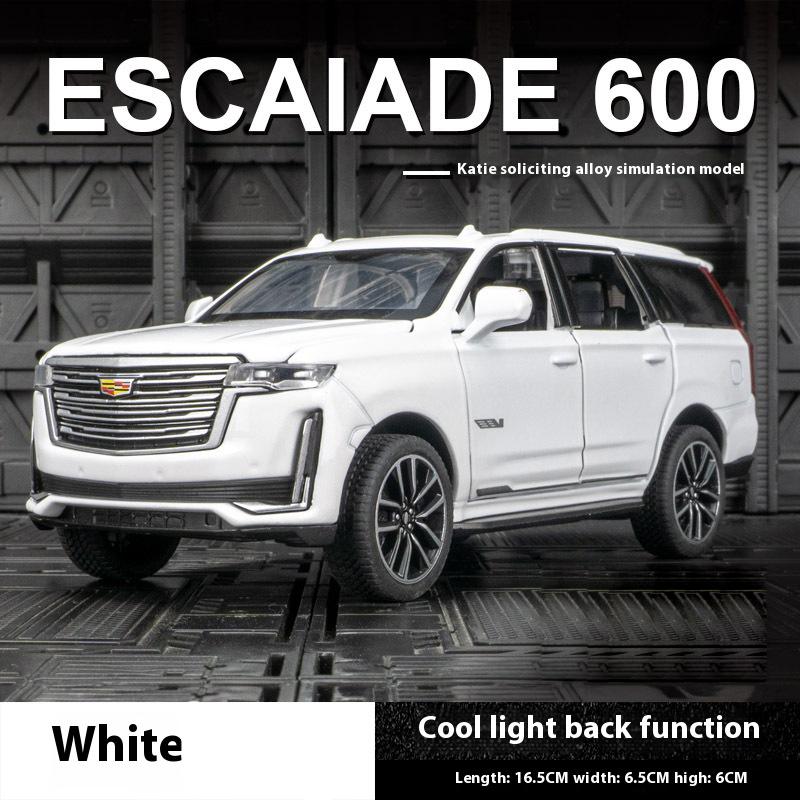AABHV1 1:32 Cadillac Escalade внедорожник литой металлический автомобиль модель со звуком и светом игрушечная машинка с центральным управлением украшения