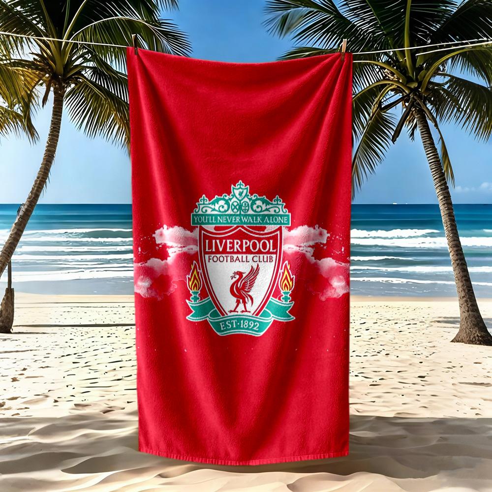 Liverpool Football Club Beach Towel Quickdry Soft Microfiber Comfortable Lightweight