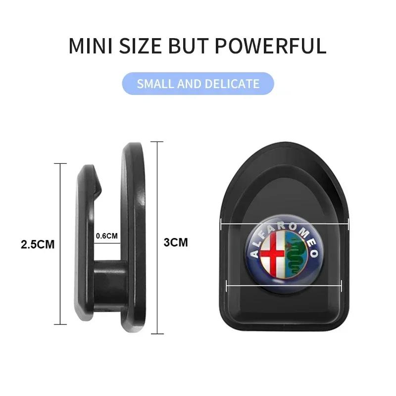 Car Stickers For Alfa Romeo Car Interior Mini Storage Hook Freedom Paste Storage Brackets For Alfa Romeo Giulietta GT 159 147 15
