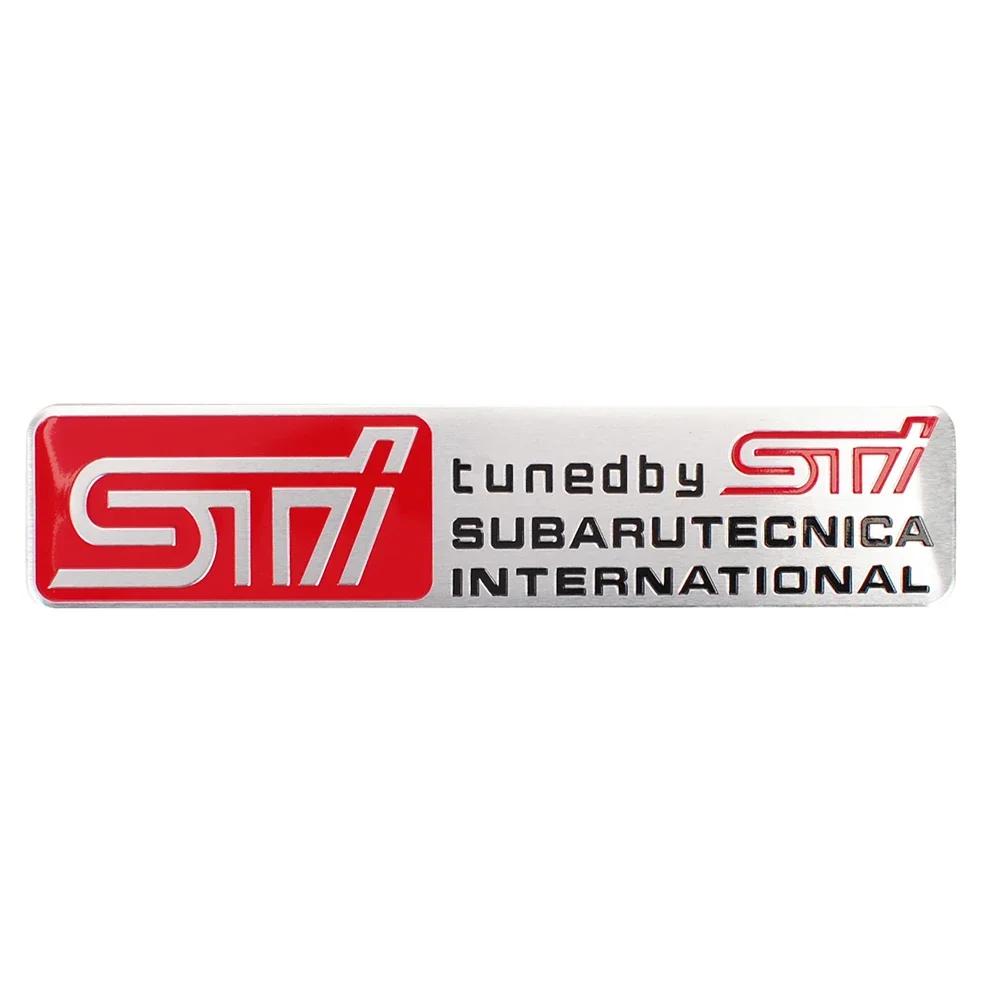 Aluminum Car Body Emblem Sticker Tail Trunk Badge Decal for Subaru STI XV WRC WRX BRZ FORESTER IMPREZA LEGACY LEVORG OUTBACK ge3