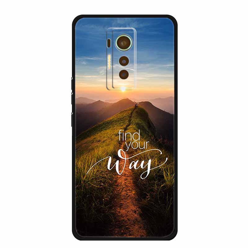 For Tecno Phantom X 2021 Case Luxury TPU Silicone Soft Cover Phone Cases for PhantomX 2021 AC8 Protection Cartoon Bumper Etui