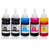 Clywenss T664 Refill Ink for Epson EcoTank Printers - Pack of 4 Ink Cartridges - Multi-color