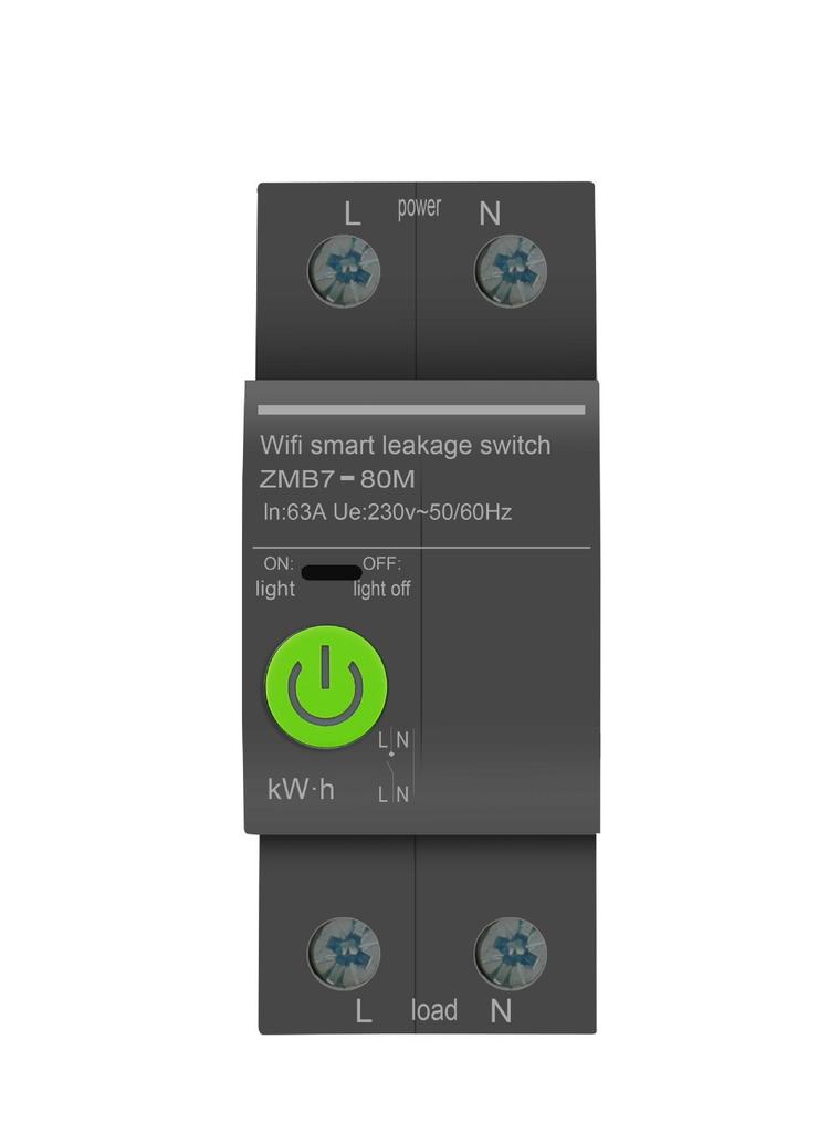 Умный WiFi-переключатель 20А: Мобильный дистанционный автоматический выключатель с голосовым управлением Xiaoai и беспроводным таймером.