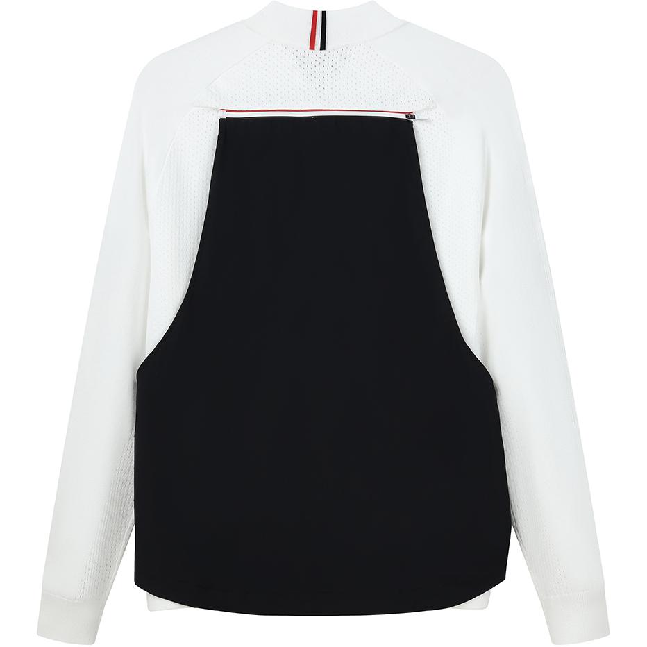 Fila Приталенная куртка с длинным рукавом, воротником-стойкой и застежкой-молнией, мужская, нефритово-белая, A11M215407F-WT