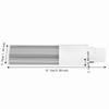 2 Pack 4W LED Tube Light G23/GX23 LED Compact Lamp Horizontal Recessed Bulb  Recessed Down Light