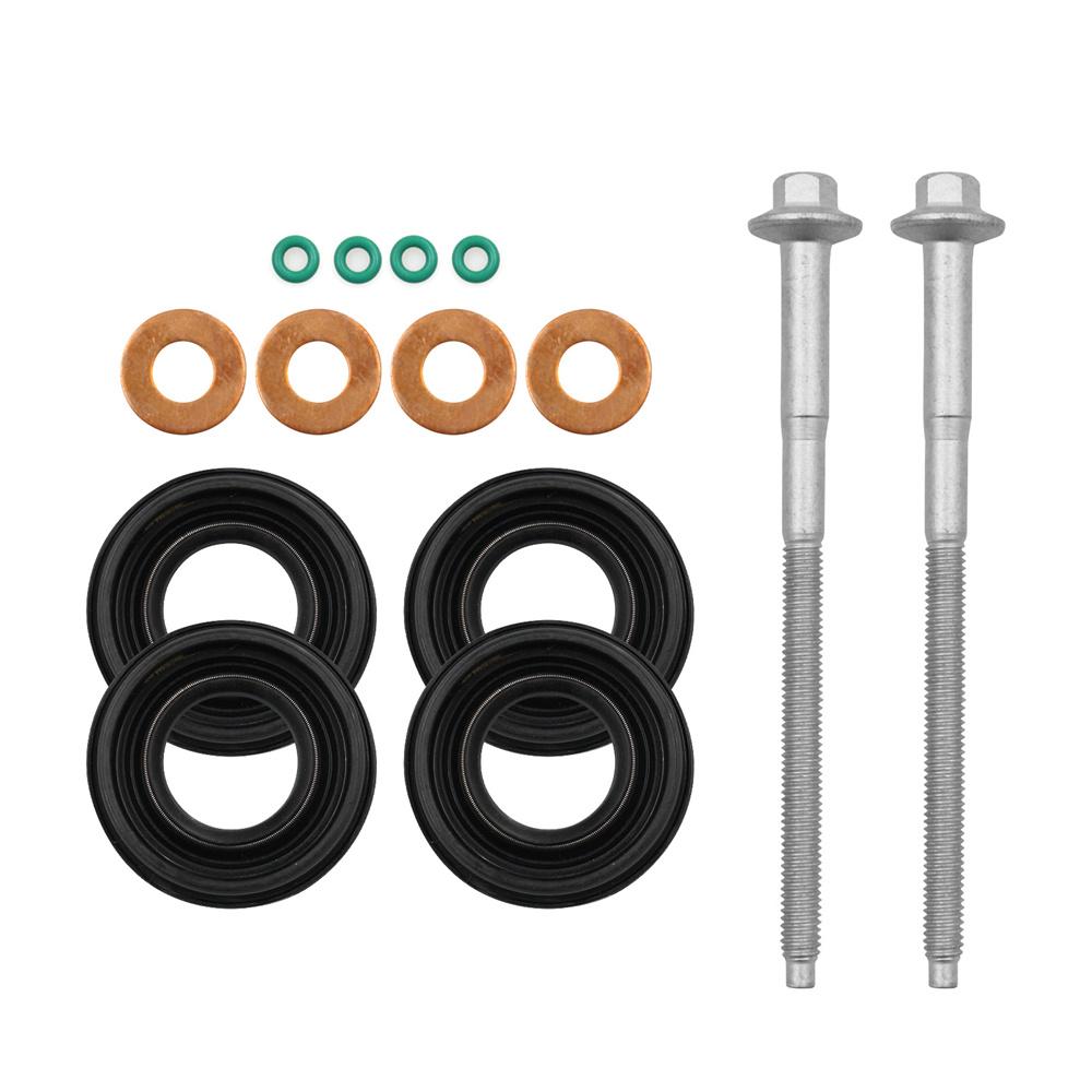 Diesel Injector Seal Washer O-Ring & Injector Bolts Kit For Ford Transit MK7 2.2