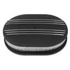 12-дюймовый овальный воздушный фильтр из черного алюминиевого сплава, мощная фильтрация, сменный воздушный фильтр для Ford
