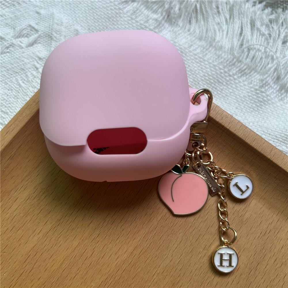 New Silicone Headphone Cover For Anker Soundcore Liberty 4 NC Wireless Earbuds Case Dustproof Earphone Charging Box With Keyring
