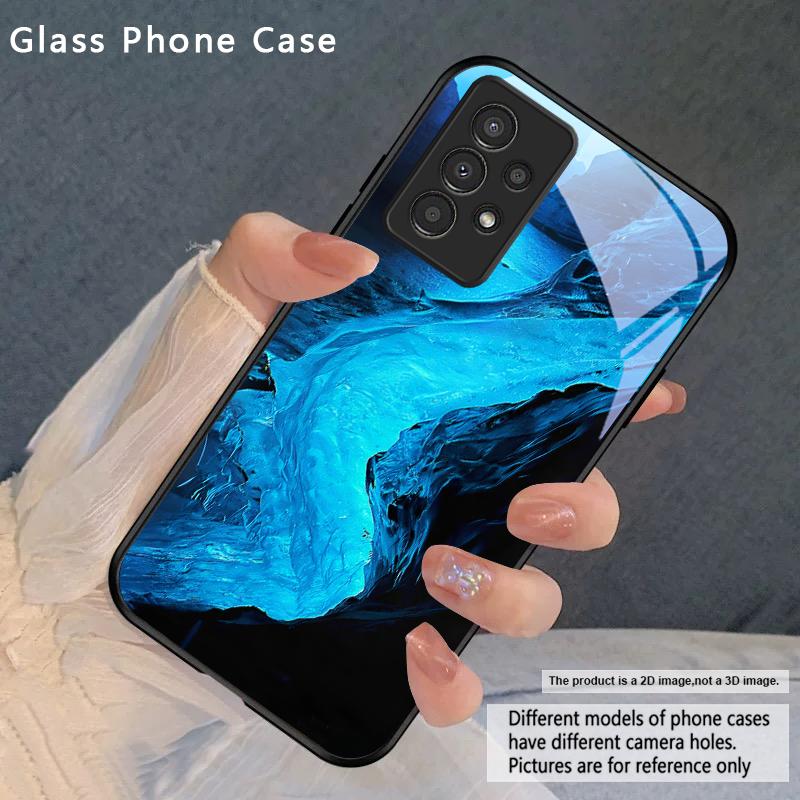 Морская буря маленький парусник Для Samsung Galaxy A20 A20s 21s A22 A23 A24 A25 A26 A42 A90 A50 A55 52s A56 A70 A71 72 стеклянный чехол для телефона