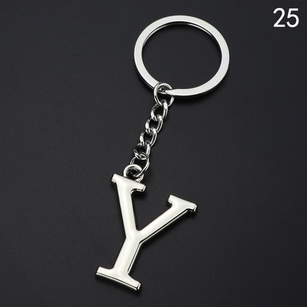 1 шт.. кулон-брелок с алфавитом 26, английская инкрустация, стразы, креативный брелок для ключей, аксессуары
