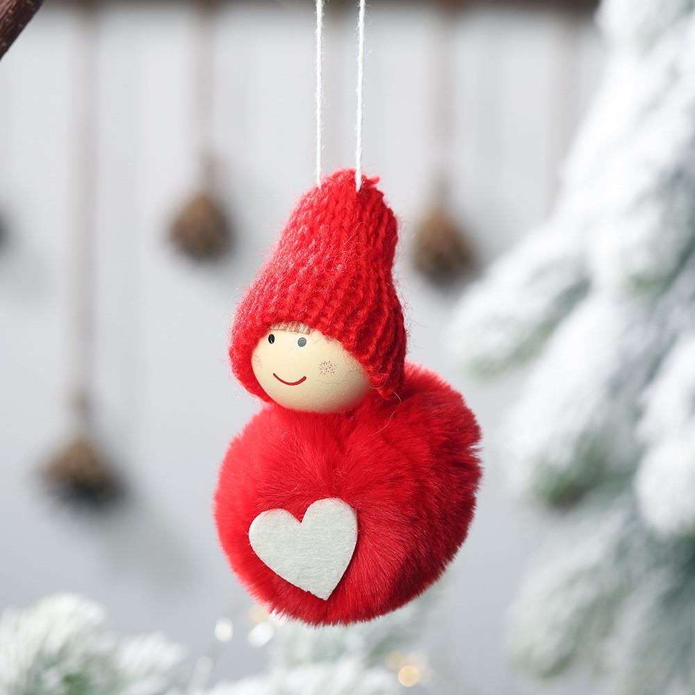 Charming Mini Snowman Plush Doll Ornament Perfect For Christmas Tree Decor