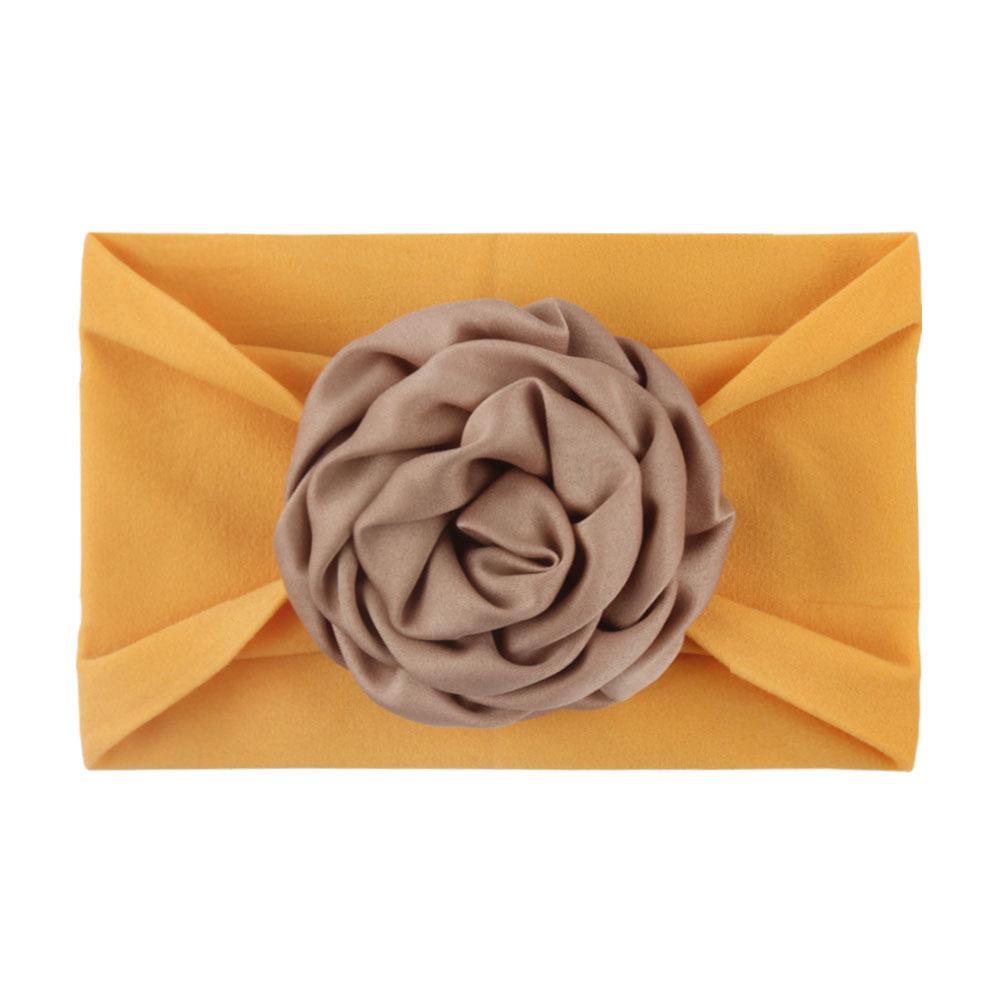 Удобная нейлоновая детская повязка на голову: Мягкий дизайн с цветочной лентой