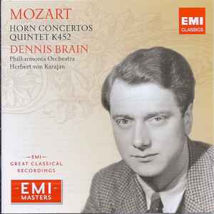 CD HERBERT VON KARAJAN, DENNIS BRAIN;  - Mozart: Horn Concertos Quintet K452 509999659 EMI Classics 2010 Japan Classical Used