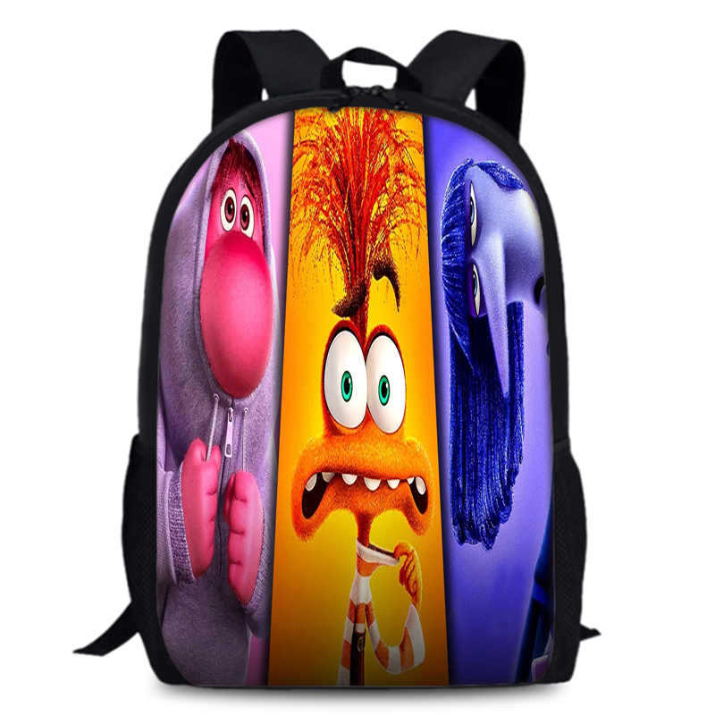 Школьный рюкзак Inside Out 2, 15-дюймовый, для ученика, рюкзак для студента, рюкзак большой вместимости