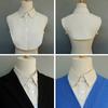 One  Blend False Collar Made of Oxford Fabric, Comfortable and Breathable, Practical, Versatile for Ladies, Available In M
