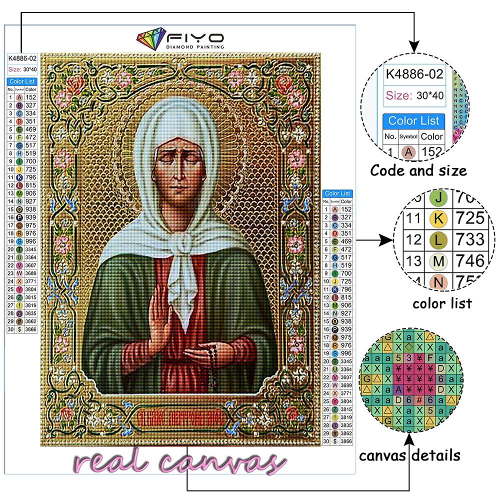 Полный 5D Diy Алмазная картина Религия 5D Алмазная картина